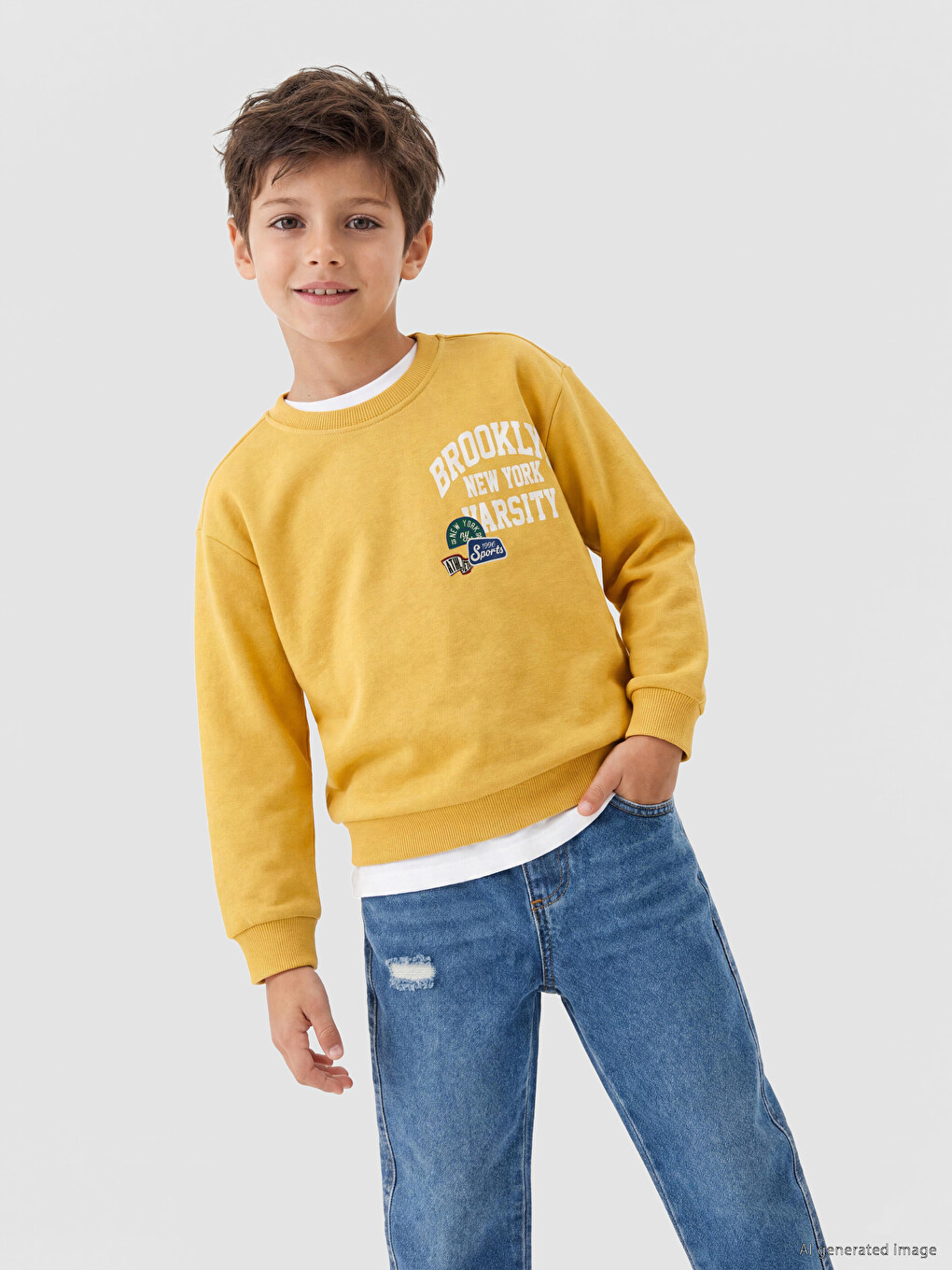 Printed Boys' Sweatshirt-1