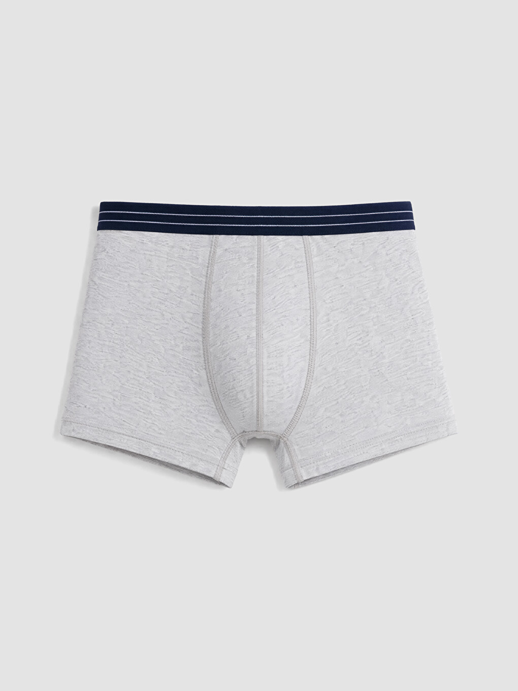 Lacivert Pamuklu Esnek Erkek Boxer 3'lü-1