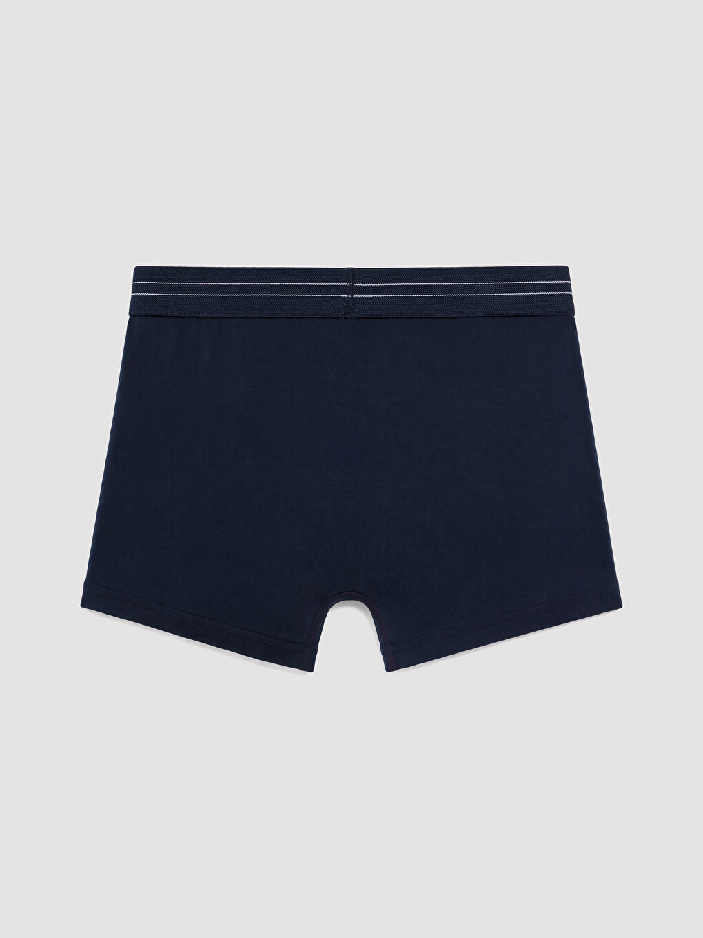Lacivert Pamuklu Esnek Erkek Boxer 3'lü-4