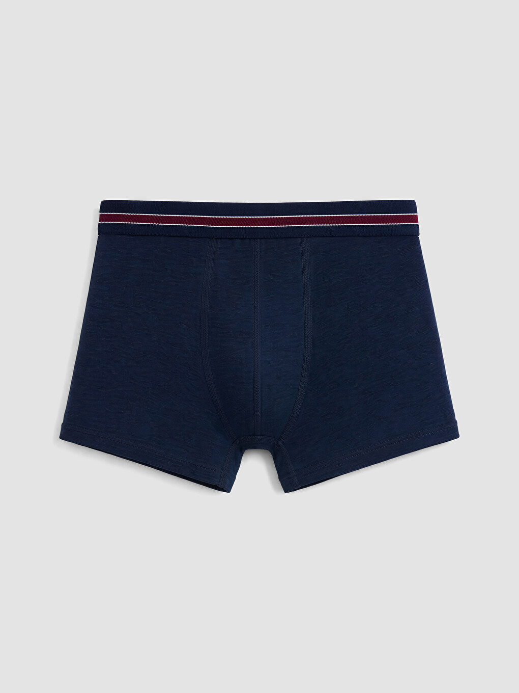 Bordo Pamuklu Esnek Erkek Boxer 3'lü-2