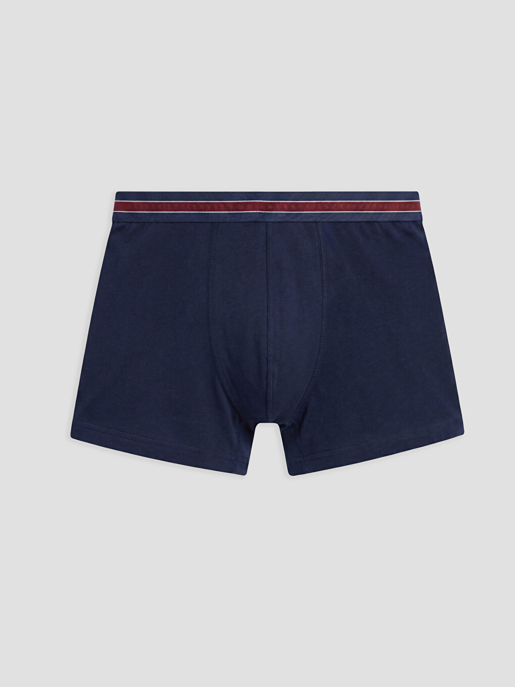 Bordo Pamuklu Esnek Erkek Boxer 5'li-1
