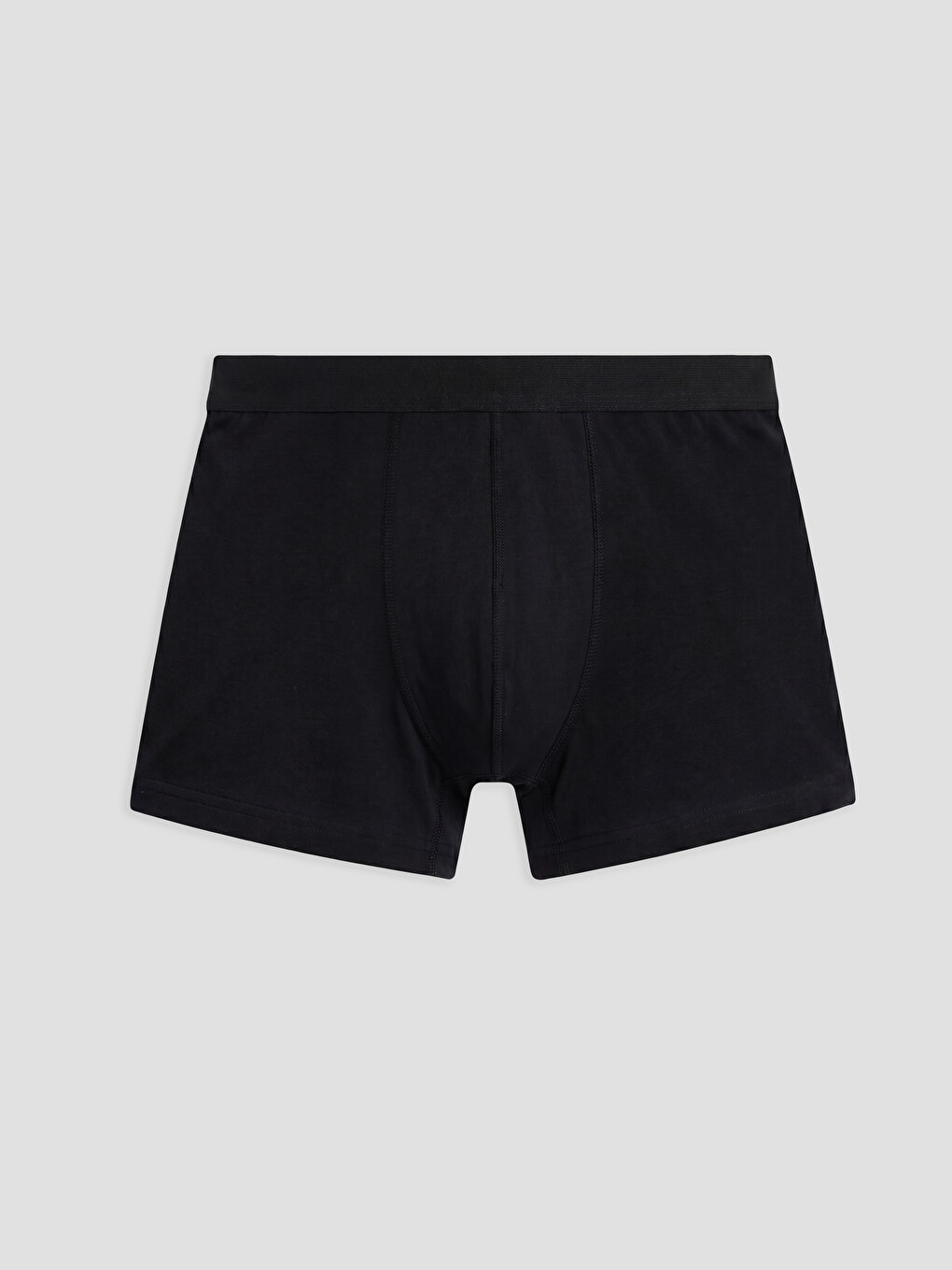 Siyah Pamuklu Esnek Erkek Boxer 3'lü-2