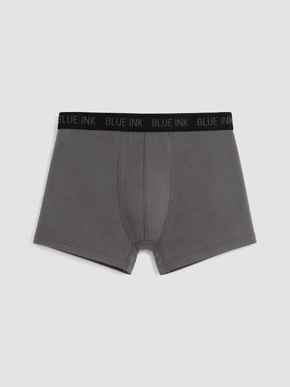 Gri Regular Fit Pamuklu Erkek Boxer 3'lü-1