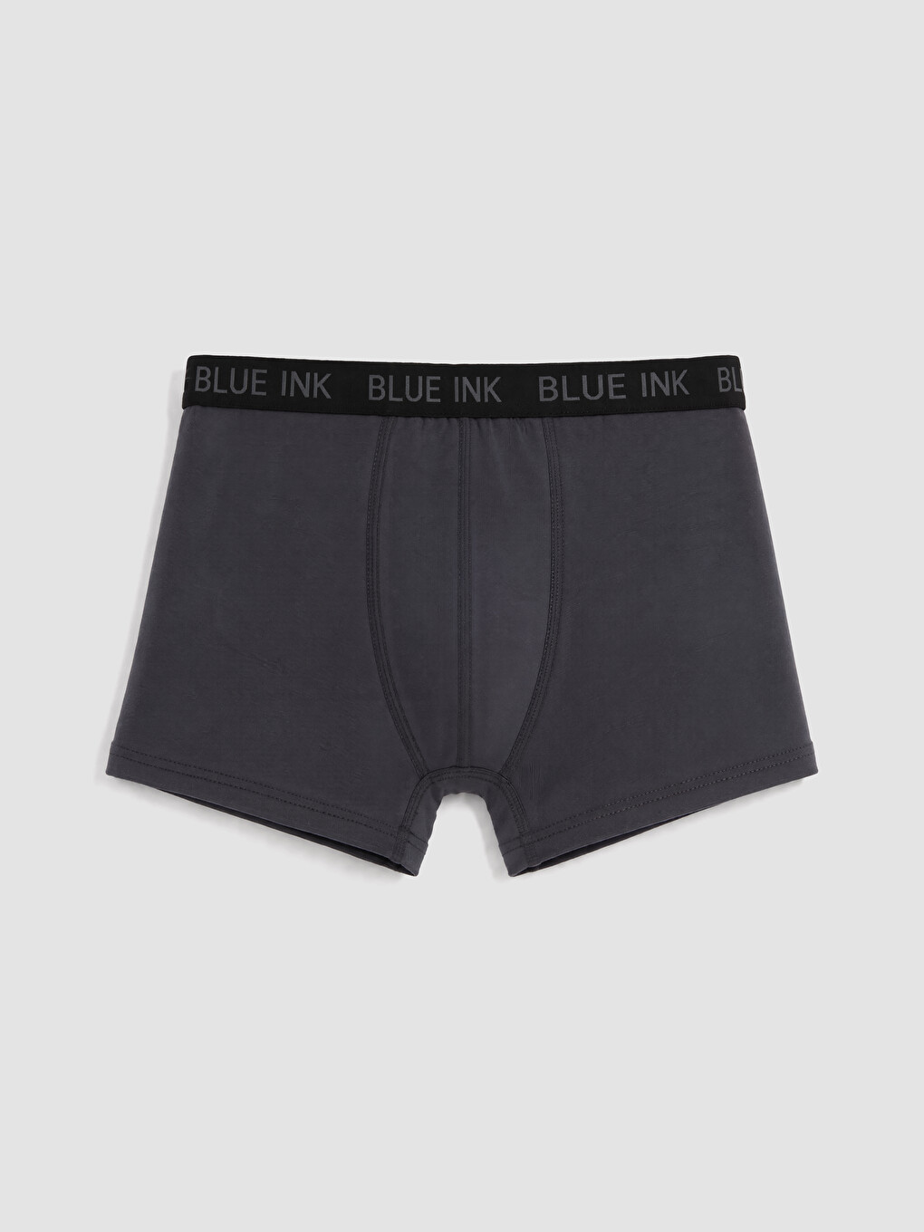 Gri Regular Fit Pamuklu Erkek Boxer 3'lü-3