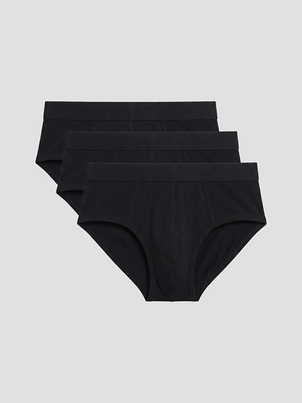 Regular Fit Cotton Men's Slip Briefs 3-pack