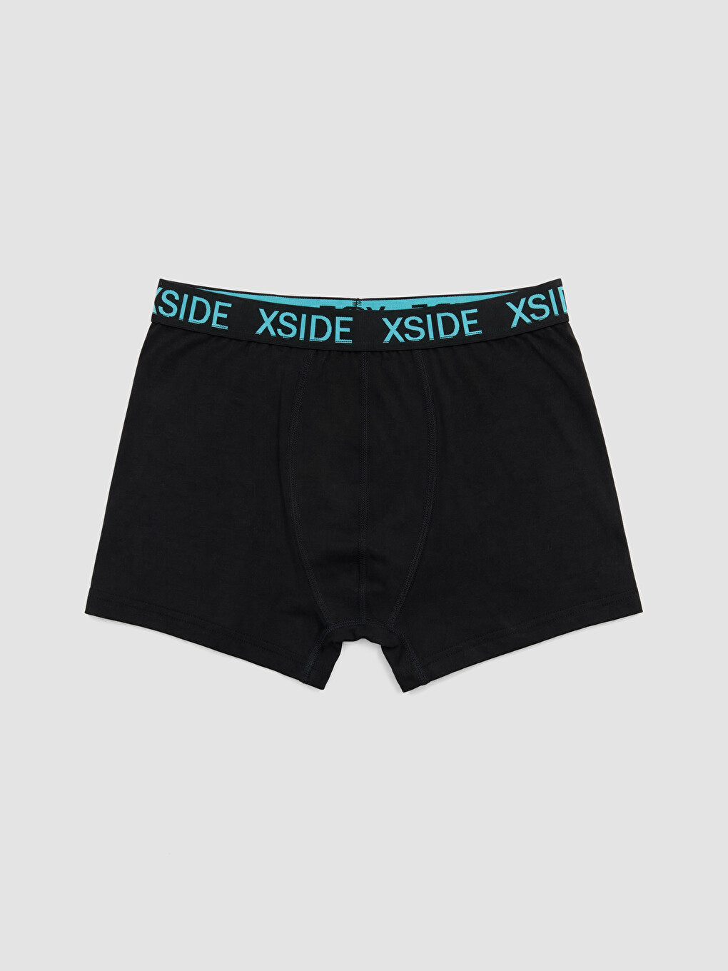 Siyah Pamuklu Esnek Erkek Boxer 3'lü Paket-2