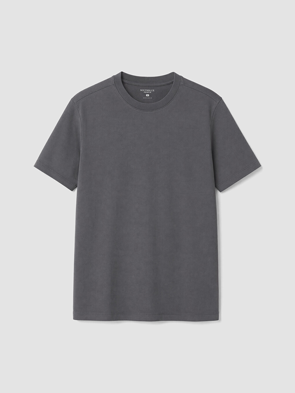 Mashkull Gri T-shirt-4