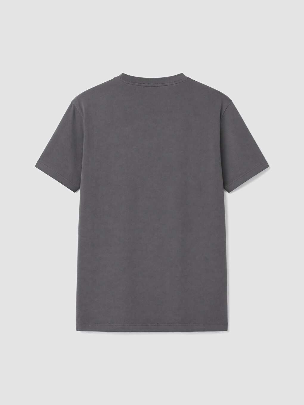 Mashkull Gri T-shirt-6
