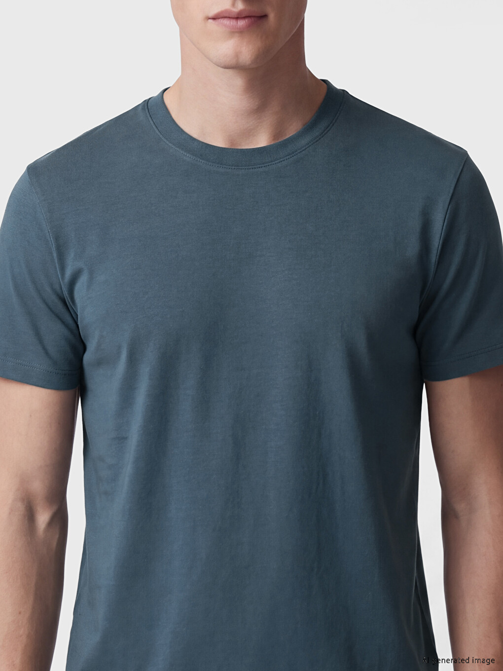 Man Indigo T-shirt-2