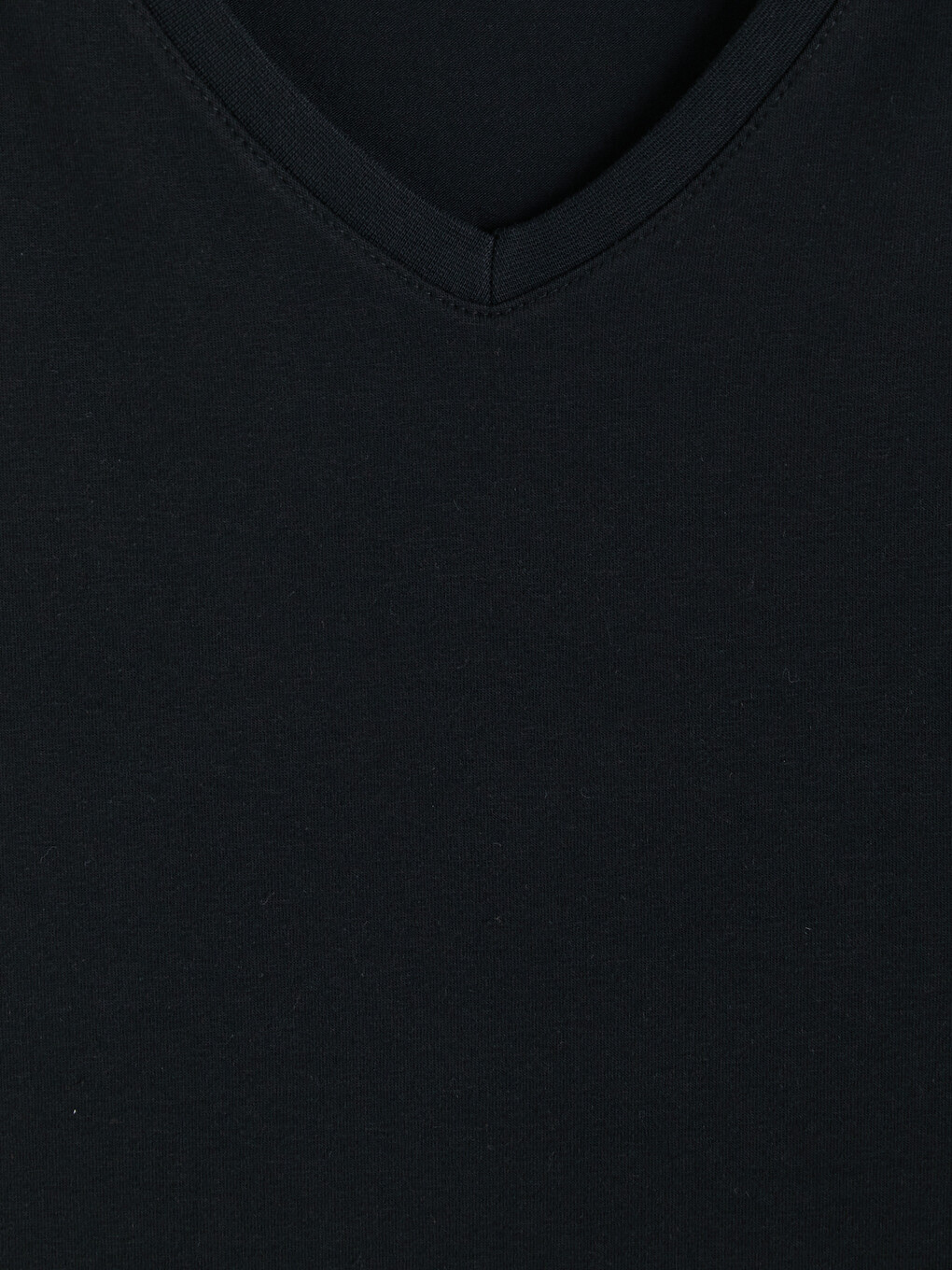 V Neck Short Sleeve Men's T-shirt-4