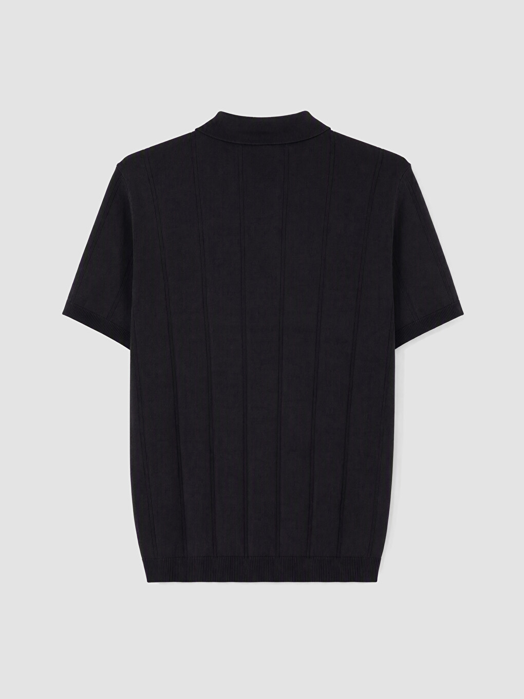 Men's Polo Collar Knitted T-shirt-6