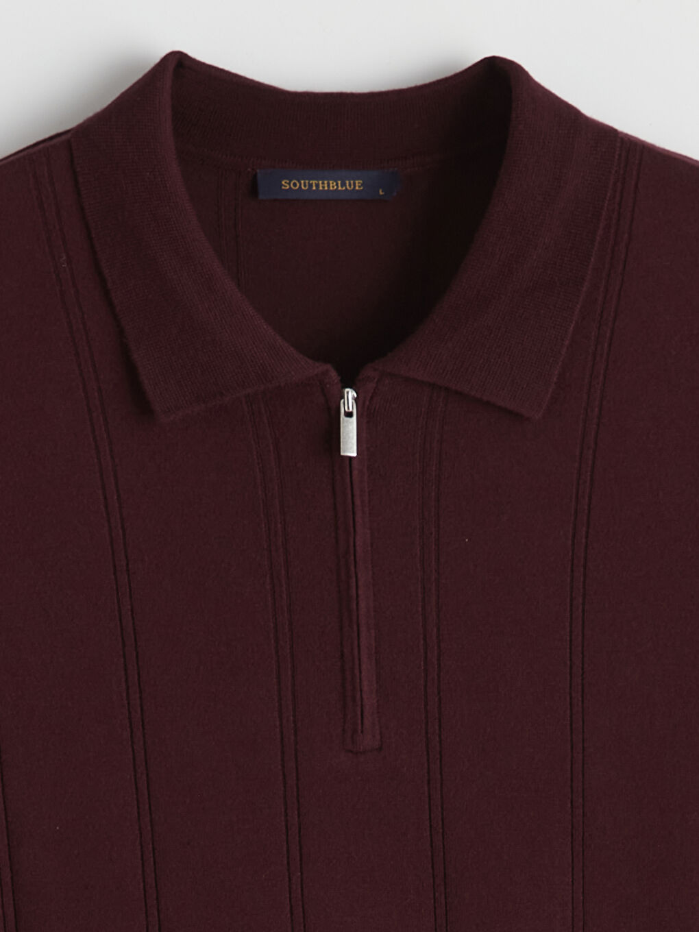 Pull-over ROUGE BORDEAUX Homme-5