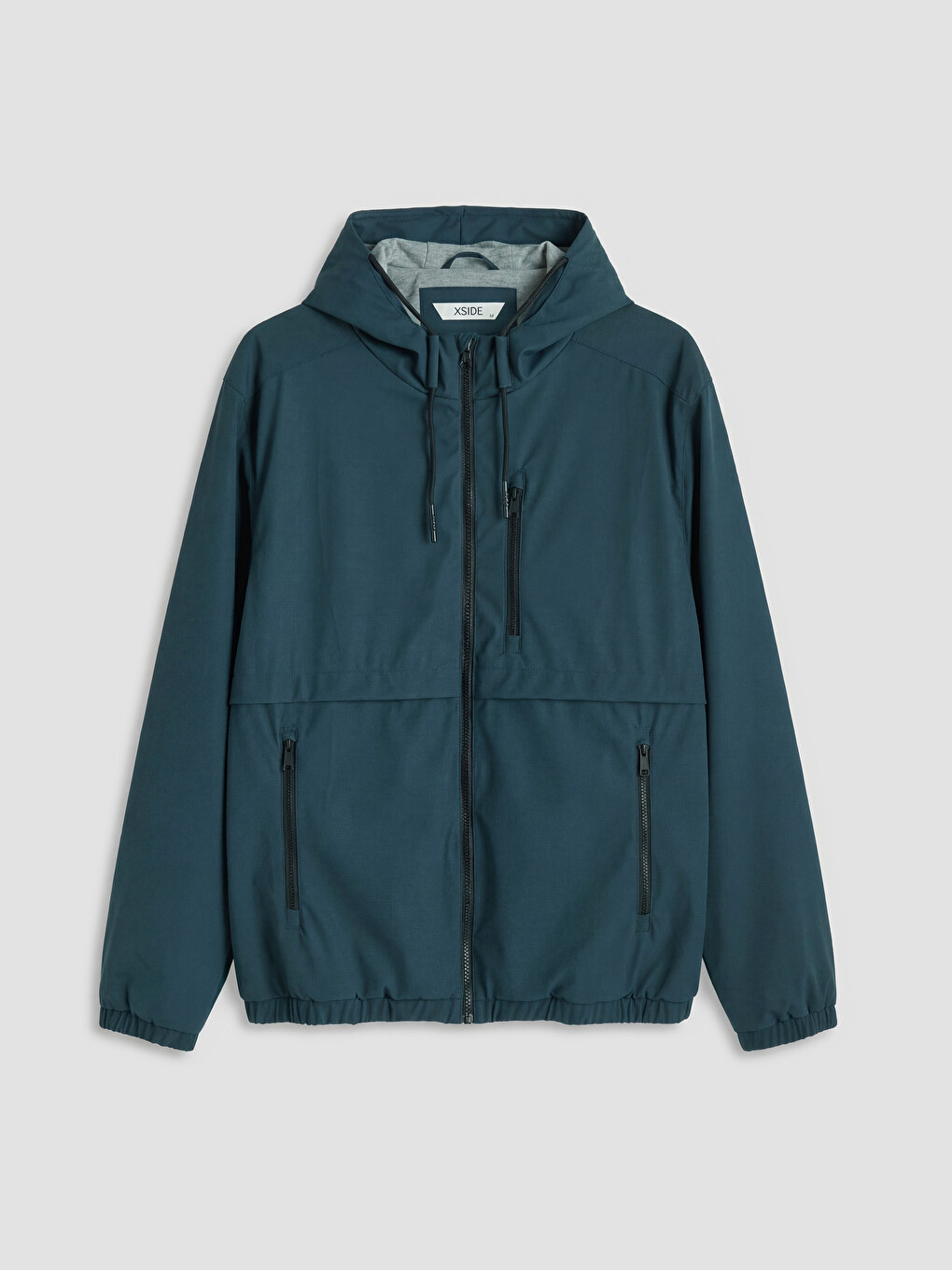 Man Navy Raincoat-5