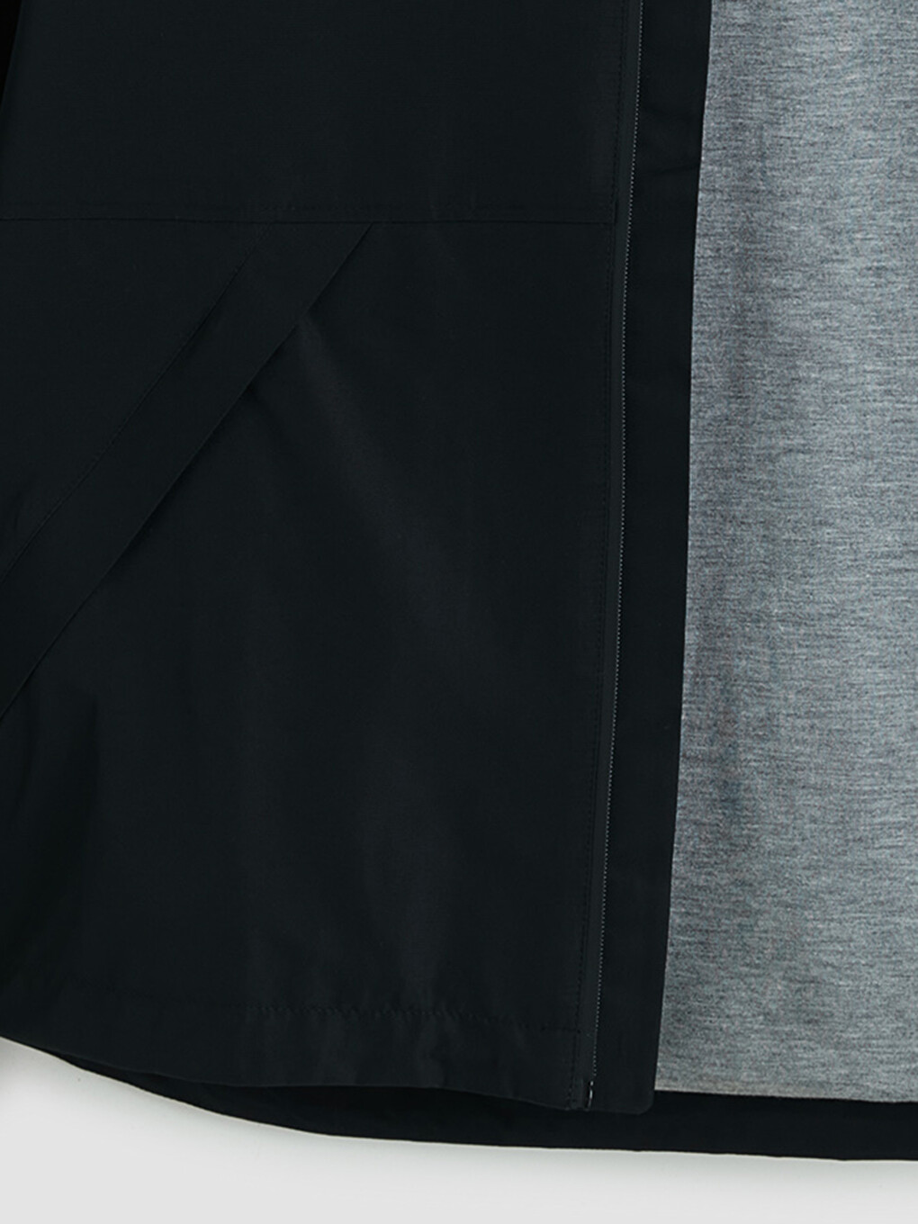 Siyah Regular Fit Kapüşonlu Erkek Yağmurluk-5