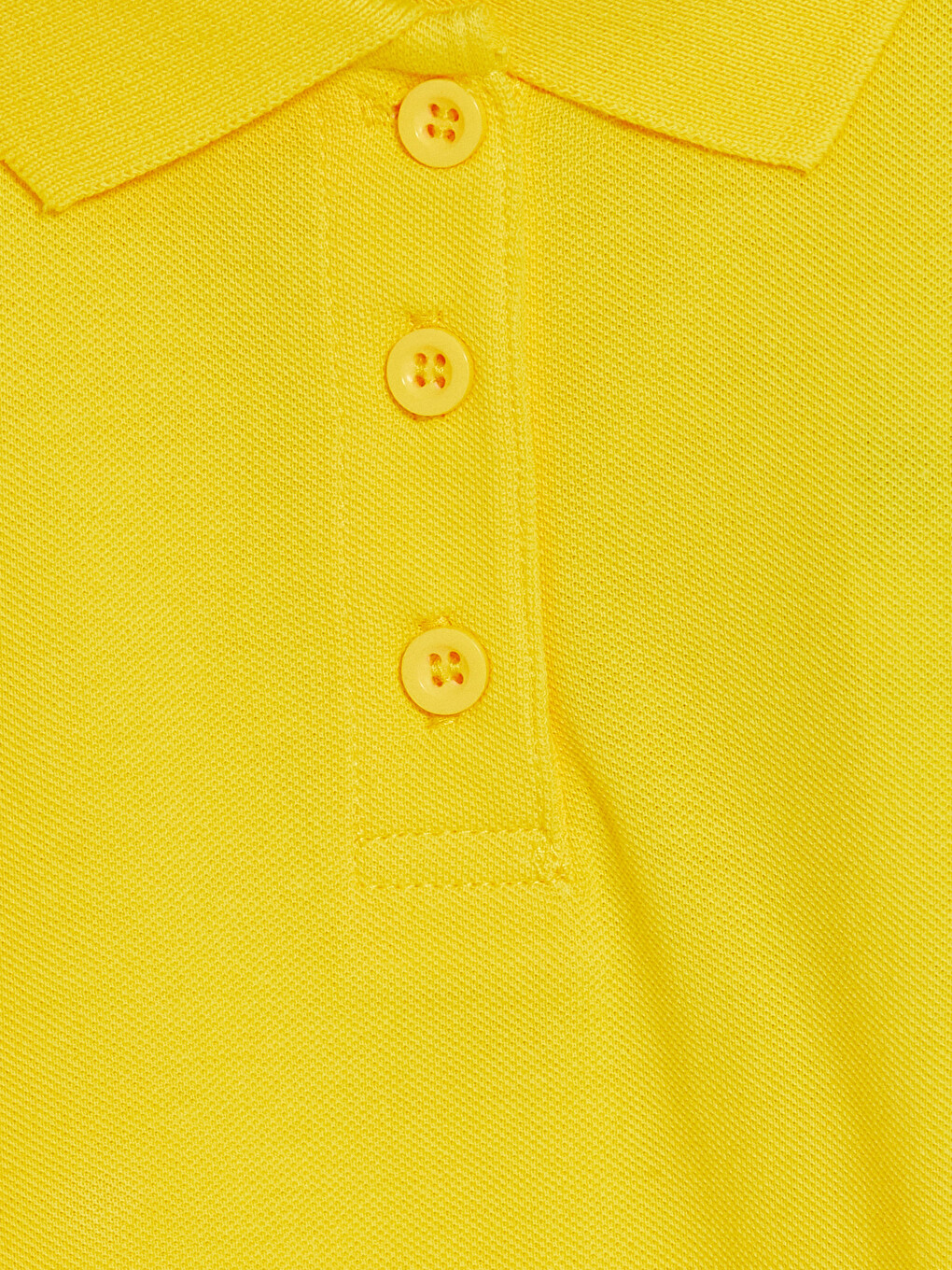 Polo Collar Girls' Pique T-shirt-3