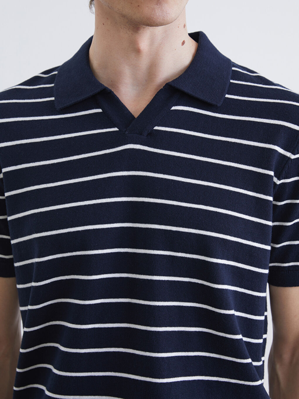 Мужчины Синий Свитер-3