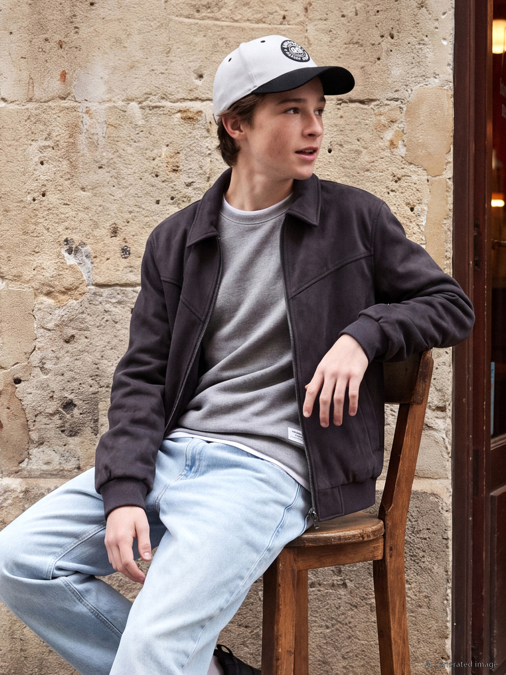  Boys' Suede Look Coat