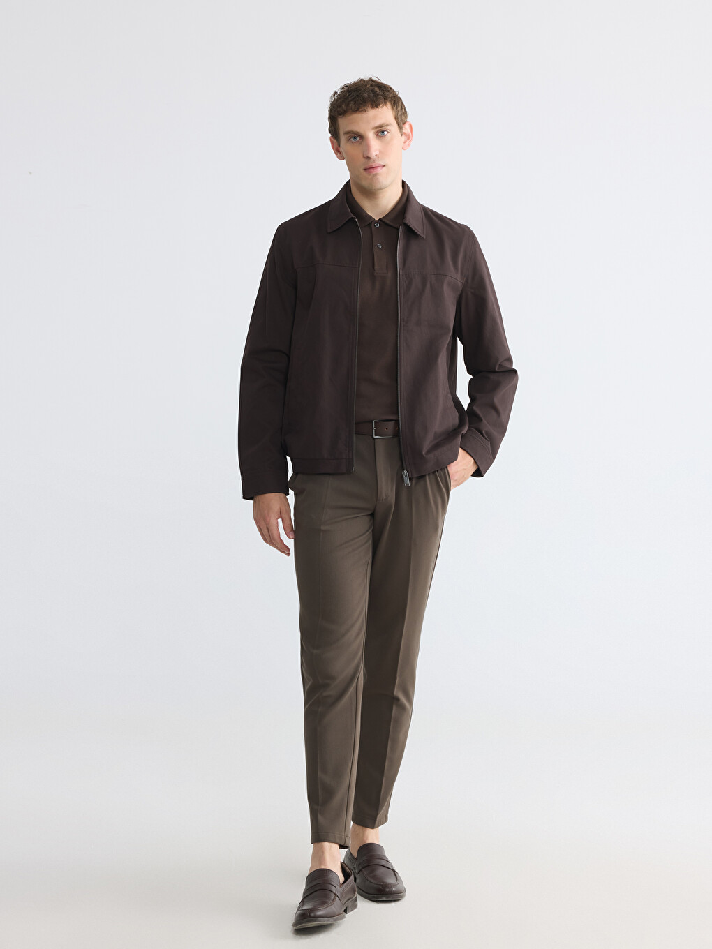 Regular Fit Jakna Od Gabardina Za Muškarce-1