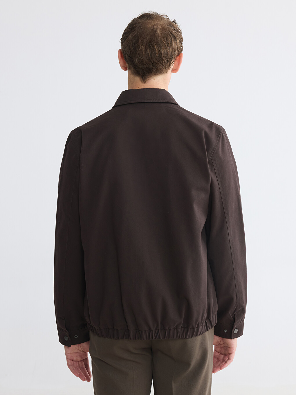 Regular Fit Jakna Od Gabardina Za Muškarce-4