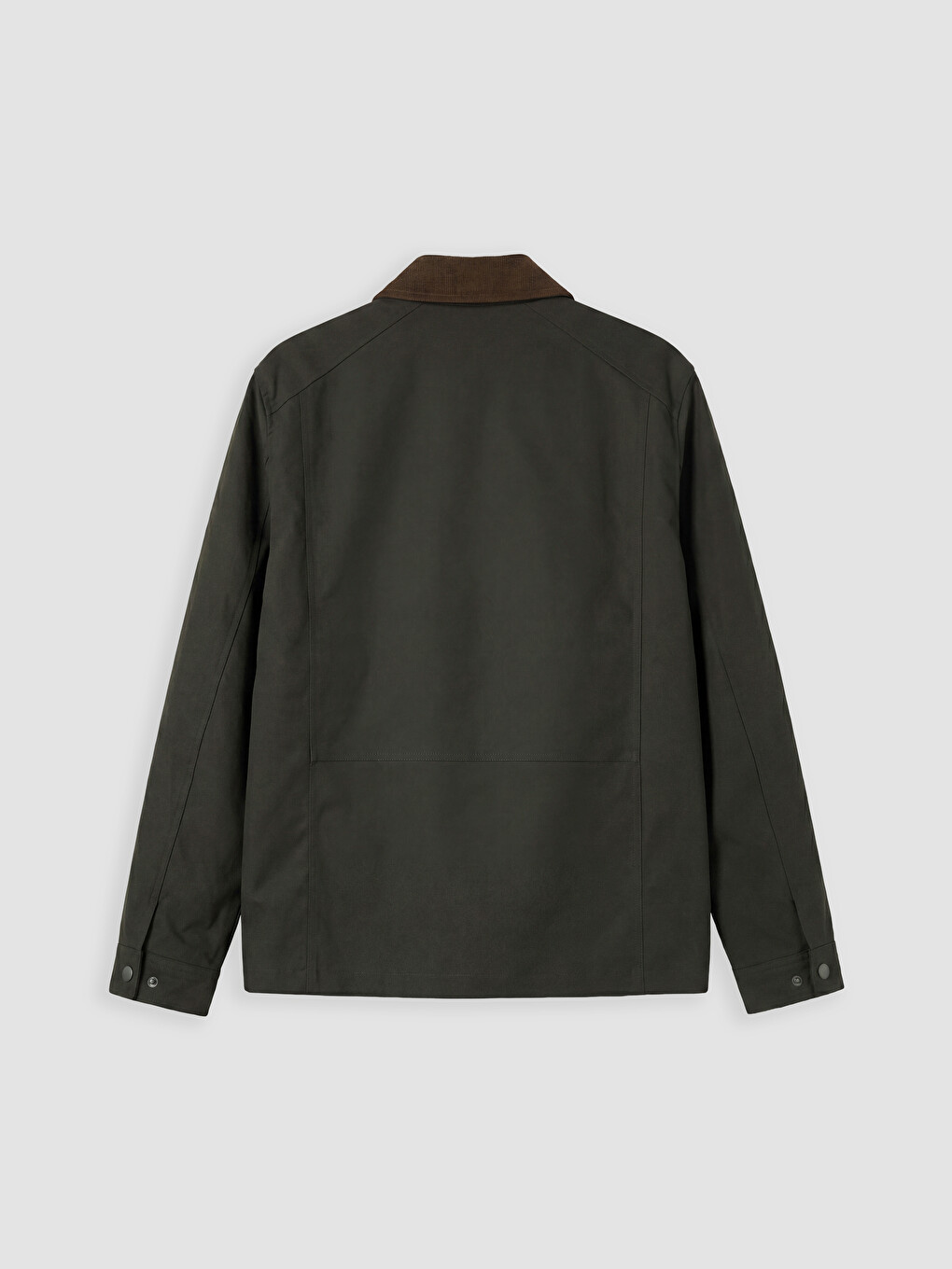 Haki Regular Fit Kadife Yaka Erkek Ceket-2