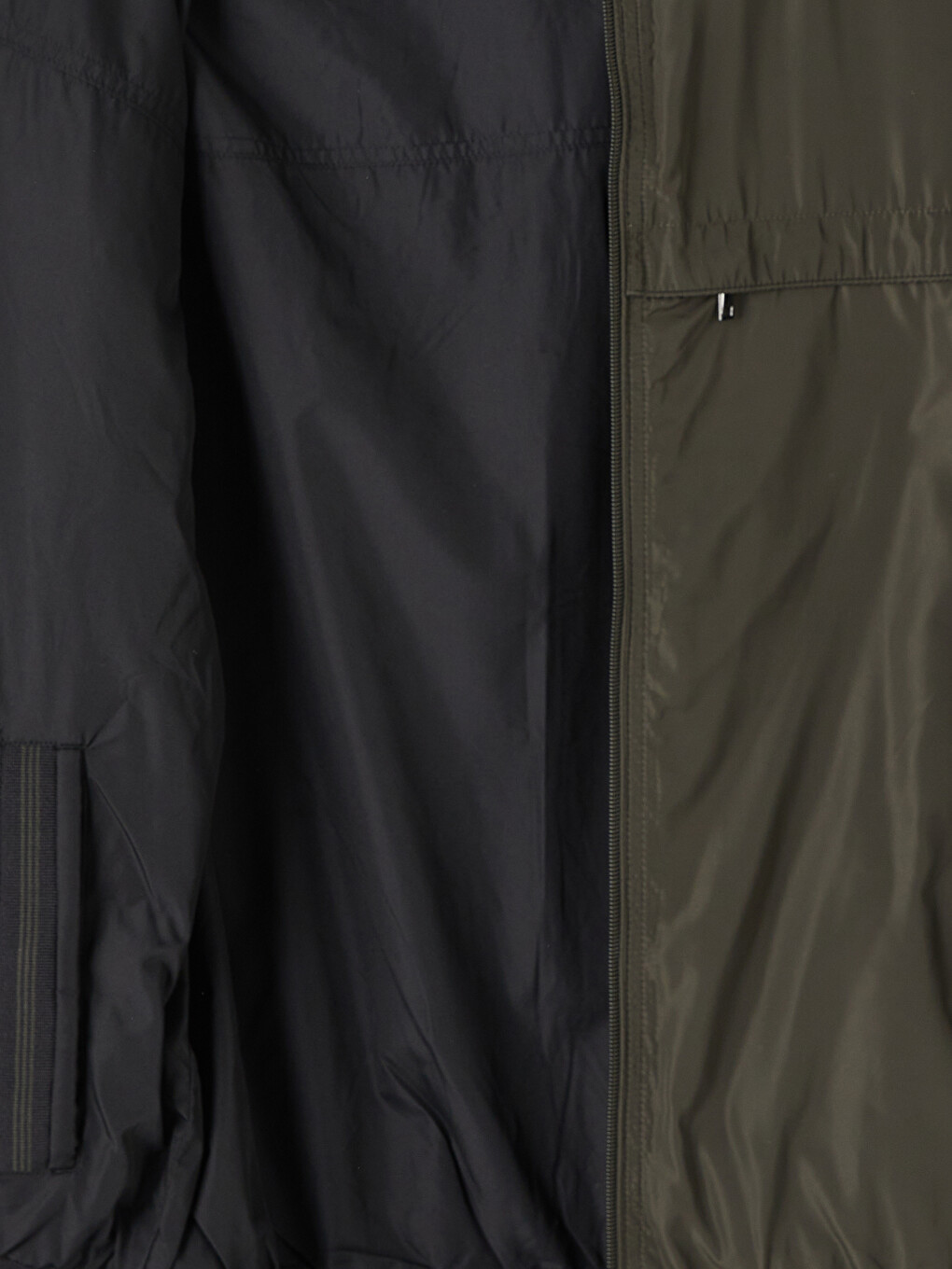 Regular Fit Mock Neck Men's Coat-7