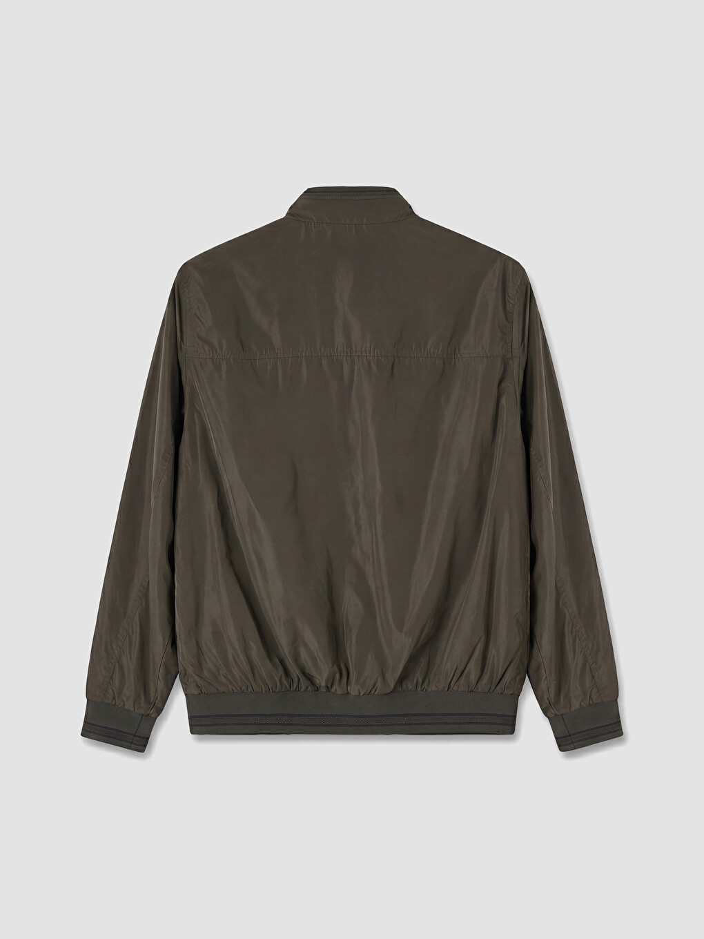 Regular Fit Mock Neck Men's Coat-8