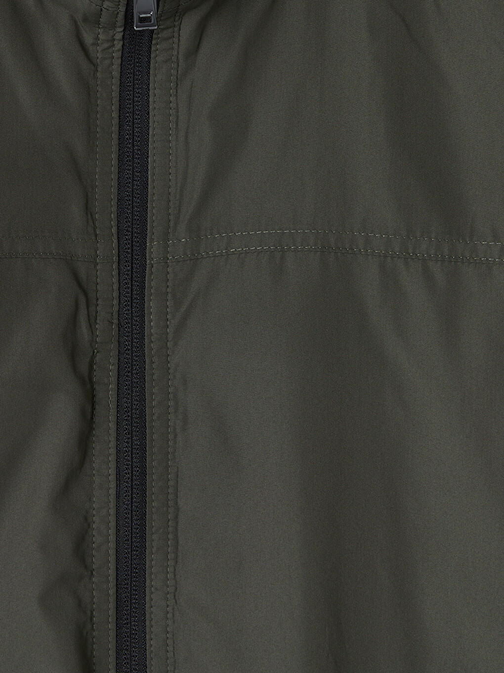 Regular Fit Mock Neck Men's Coat-8
