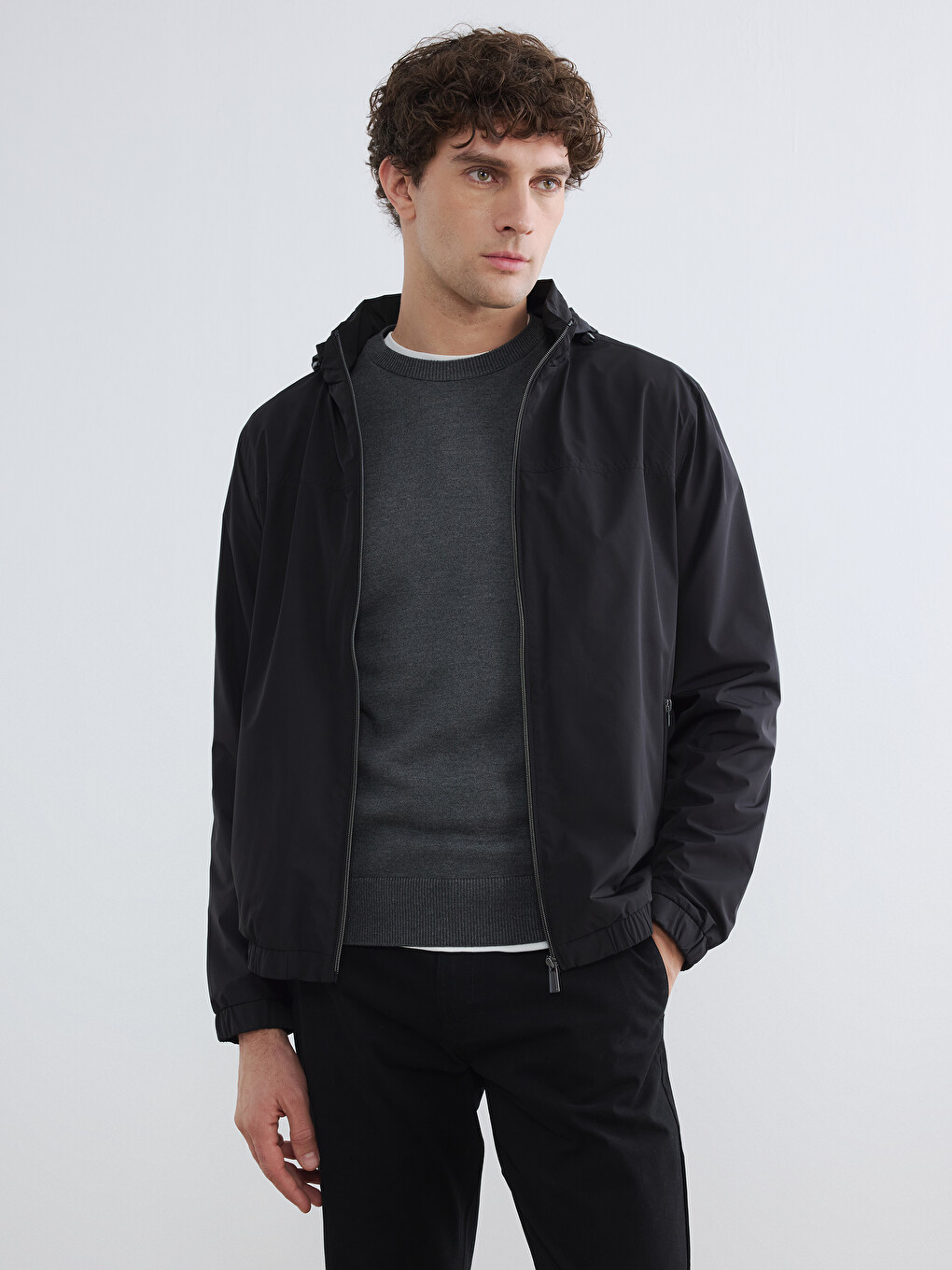 Man Black Coat