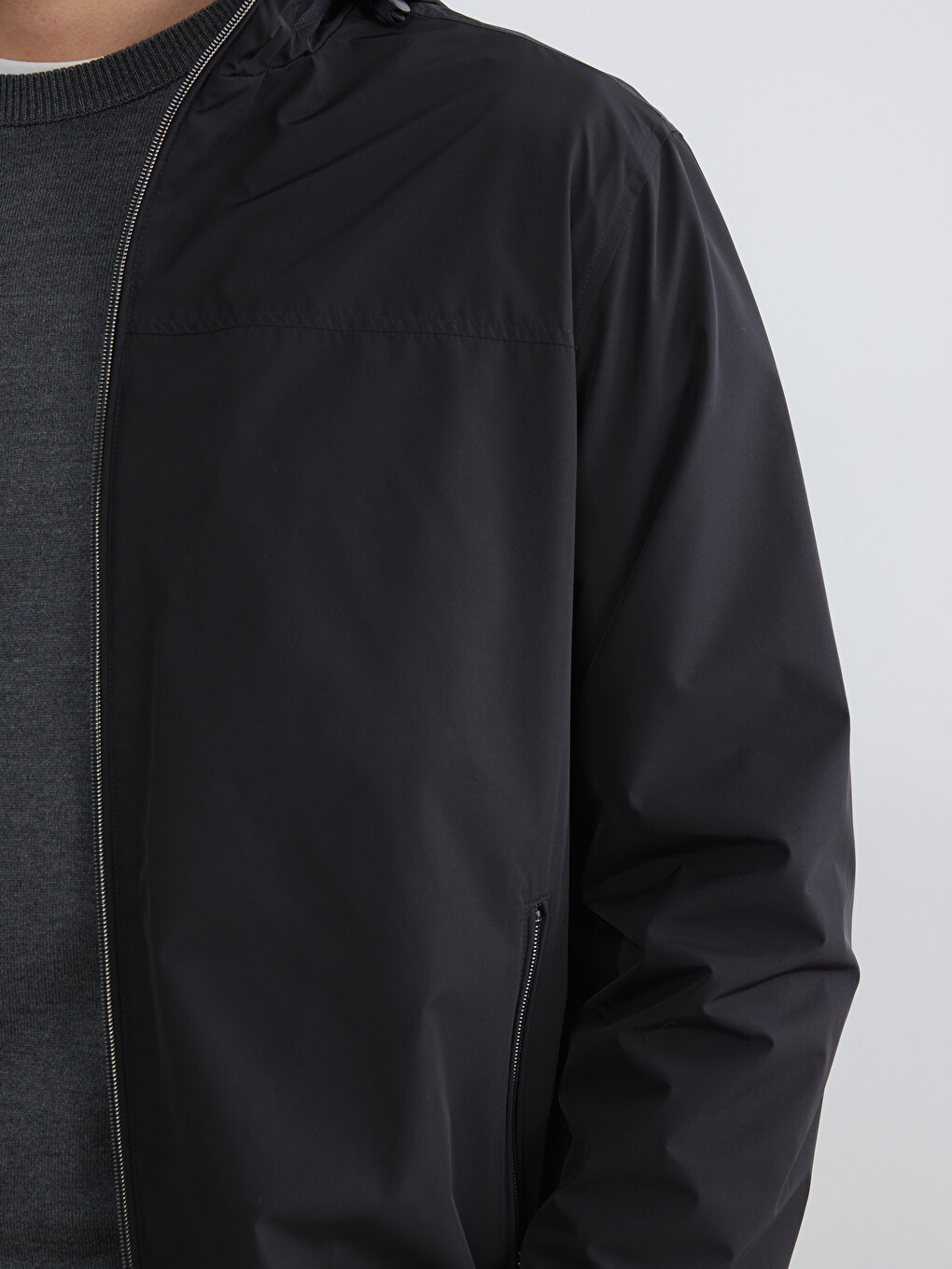 Man Black Coat-2