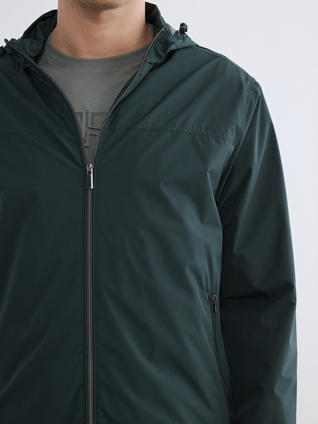 Man Green Coat-2