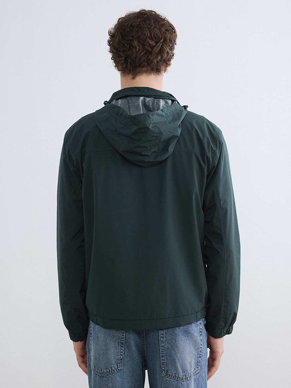 Man Green Coat-4