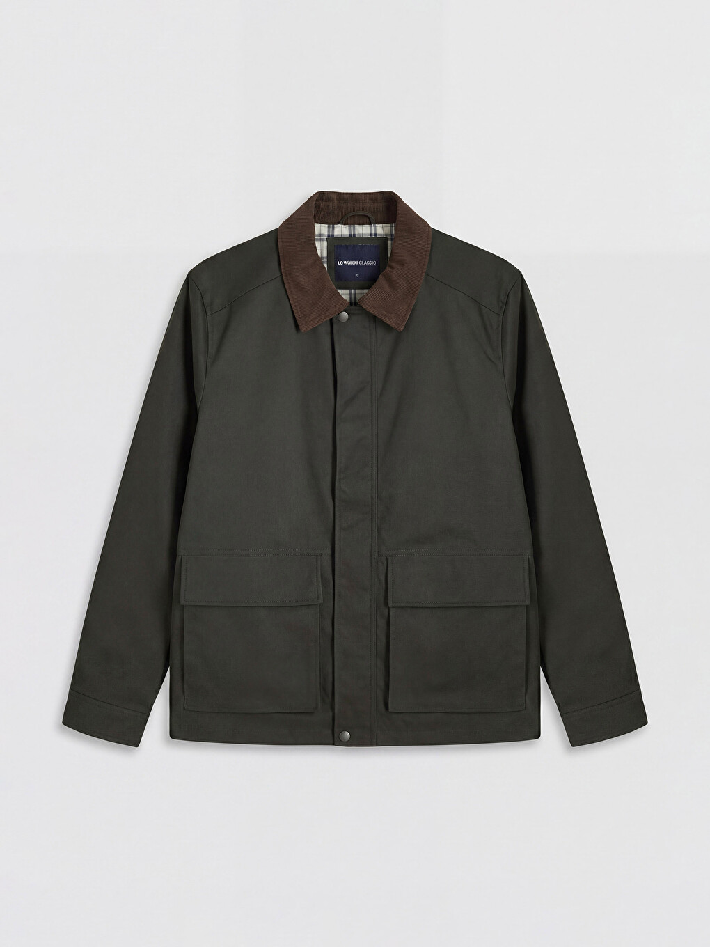 Man Khaki Jacket-5