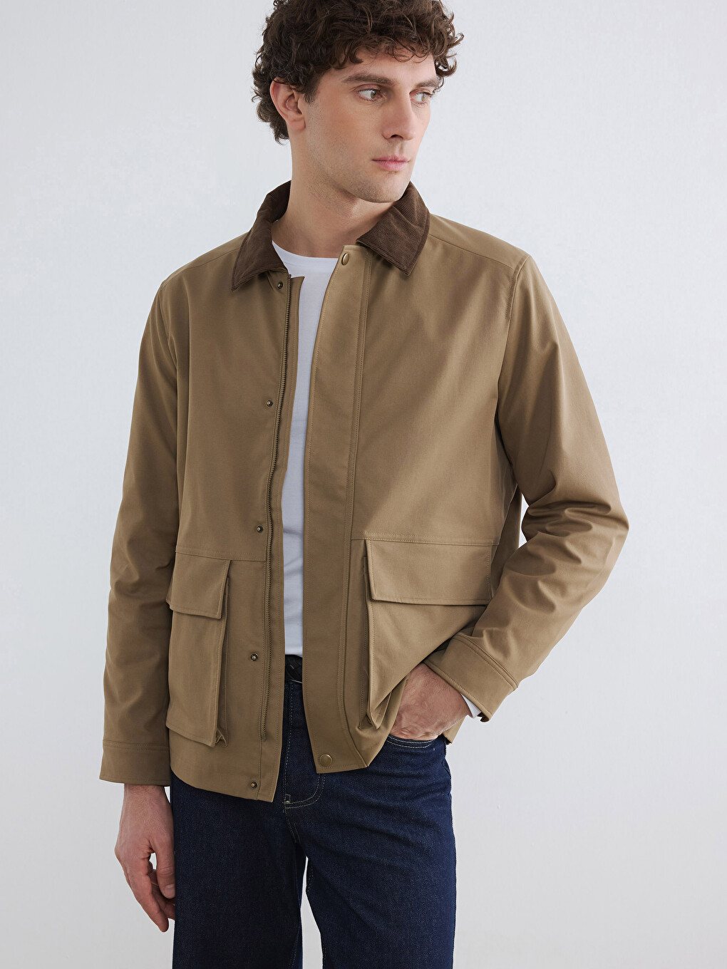 Man Brown Jacket-1