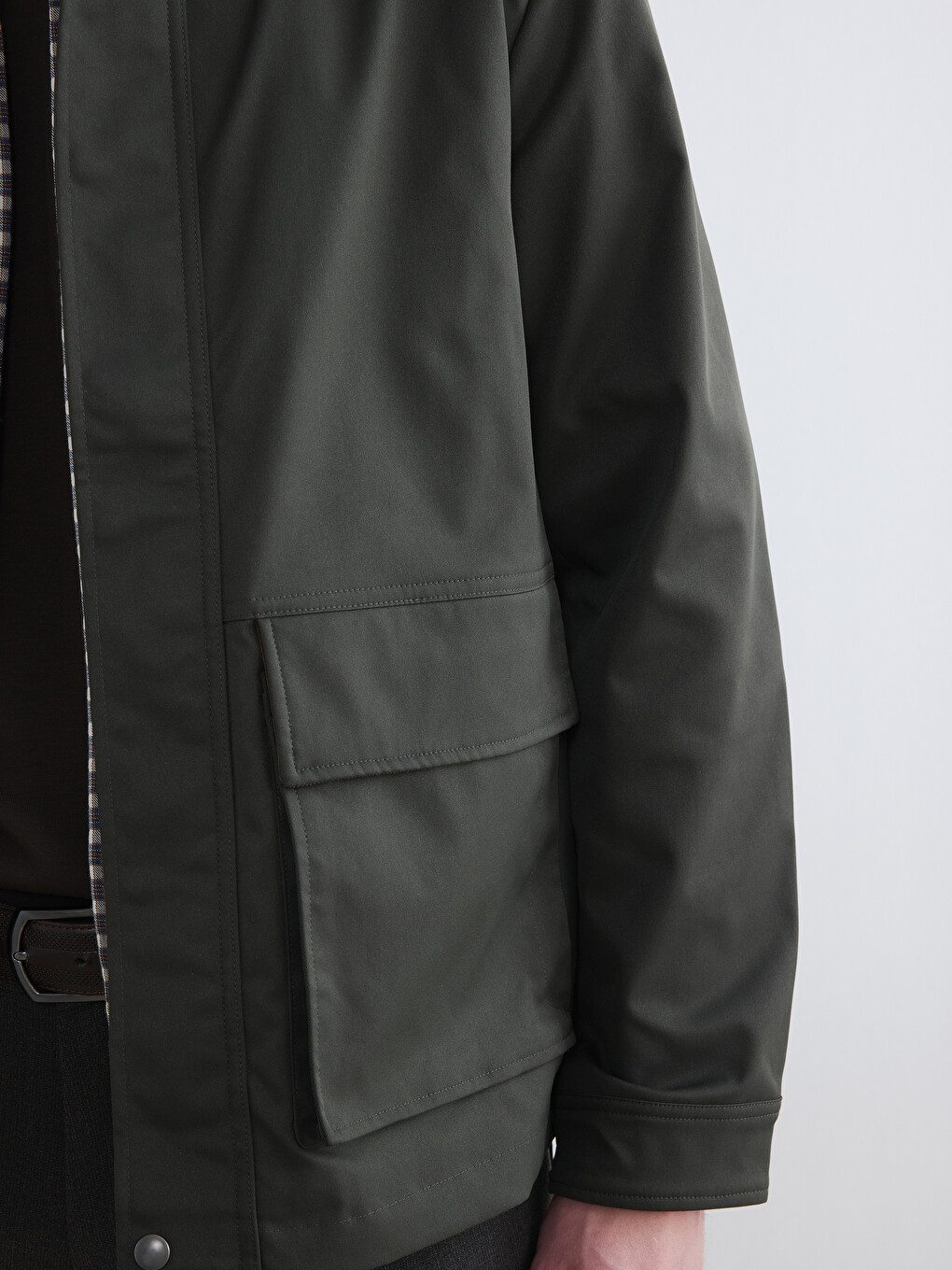 Man Khaki Jacket-2