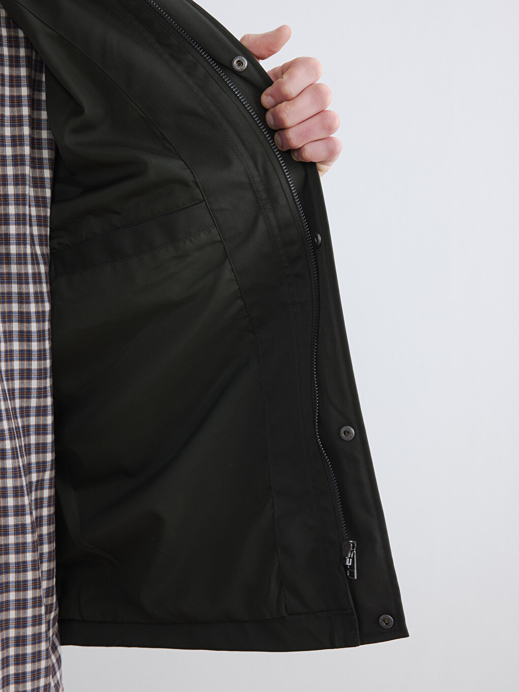 Man Khaki Jacket-3