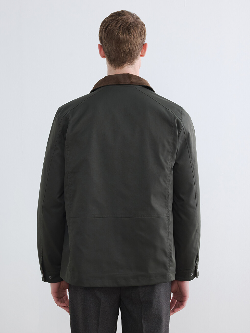 Man Khaki Jacket-4