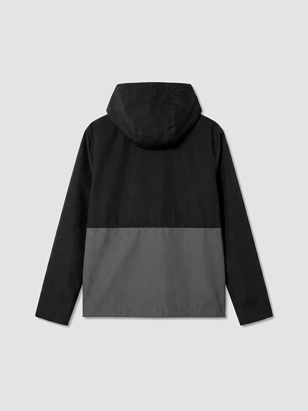 Siyah Regular Fit Kapüşonlu Erkek Çocuk Mont-3