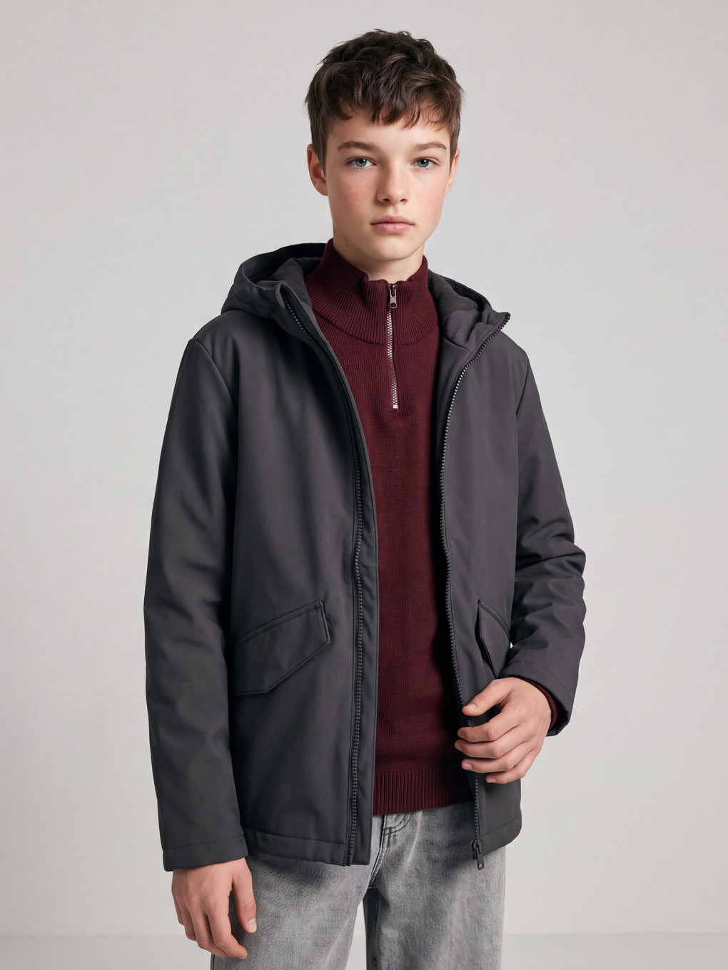 Water Repellent Boys' Raincoat