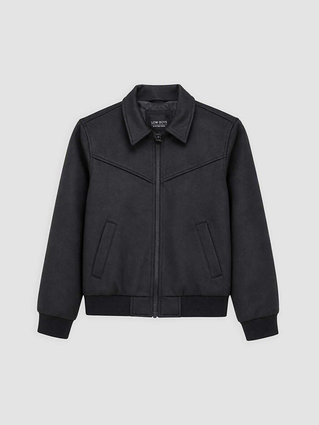 Jungen Kunst-wildlederjacke
