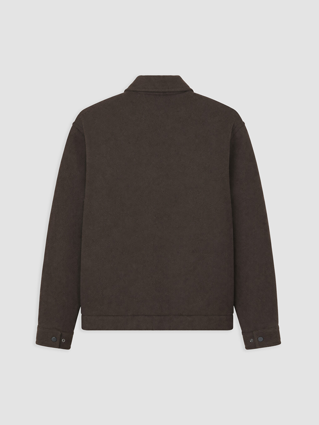 Relaxed Fit Shirt Collar Men's Coat-6