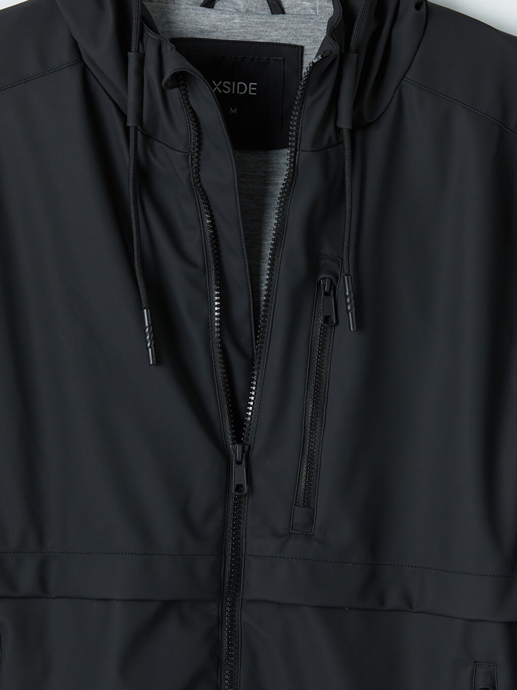 Regular Fit Hooded Men's Raincoat-7