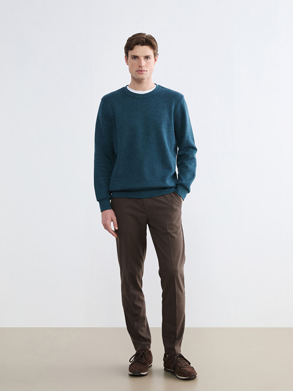 Crew Neck Men's Sweatshirt-1