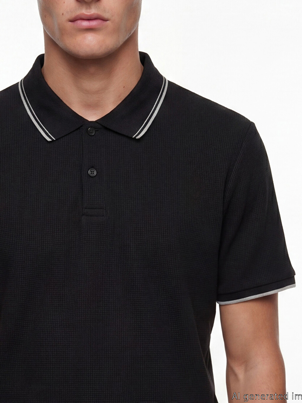 Polo Collar Men's T-shirt-2