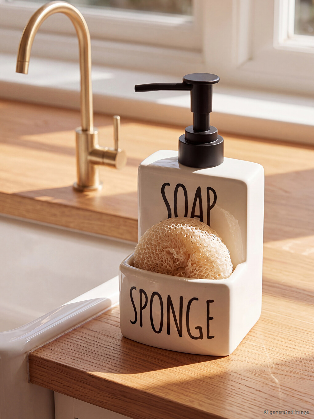 Ceramic Liquid Soap Dispenser
