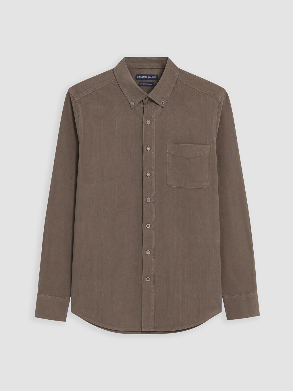 Regular Fit Men's Velvet Shirt-4