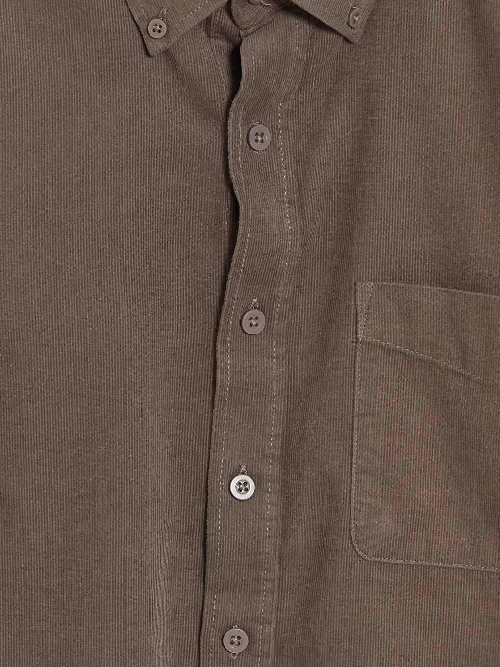 Regular Fit Men's Velvet Shirt-5