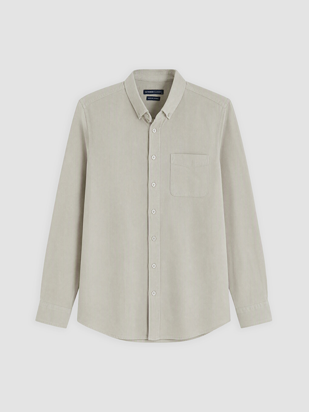 Regular Fit Men's Velvet Shirt-4