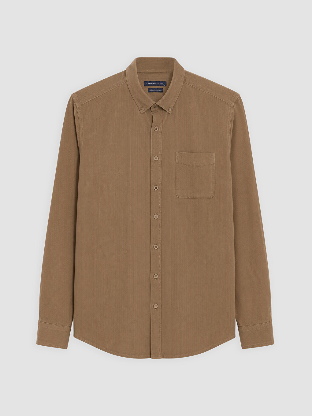 Regular Fit Men's Velvet Shirt-4
