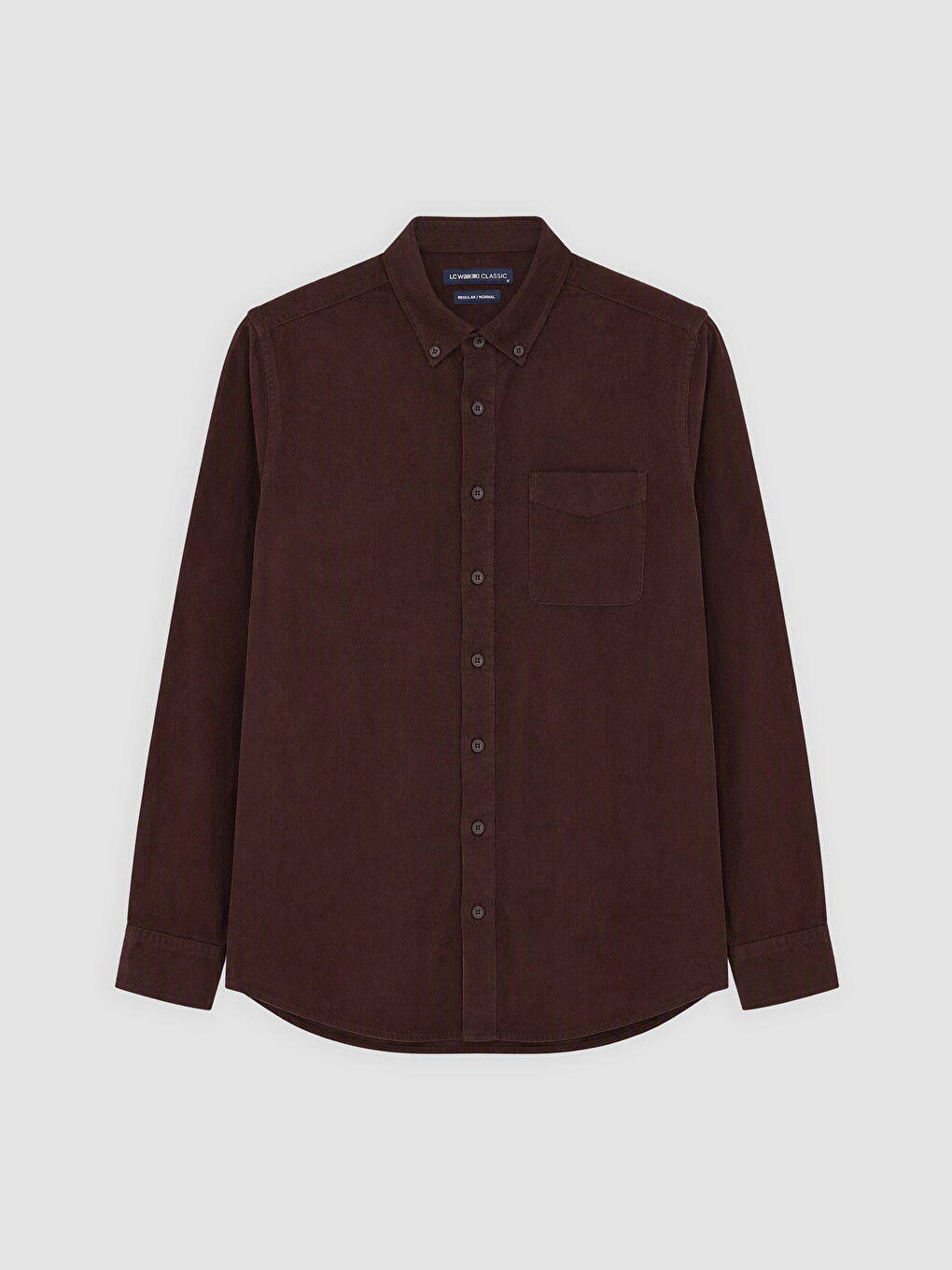 Regular Fit Men's Velvet Shirt-4