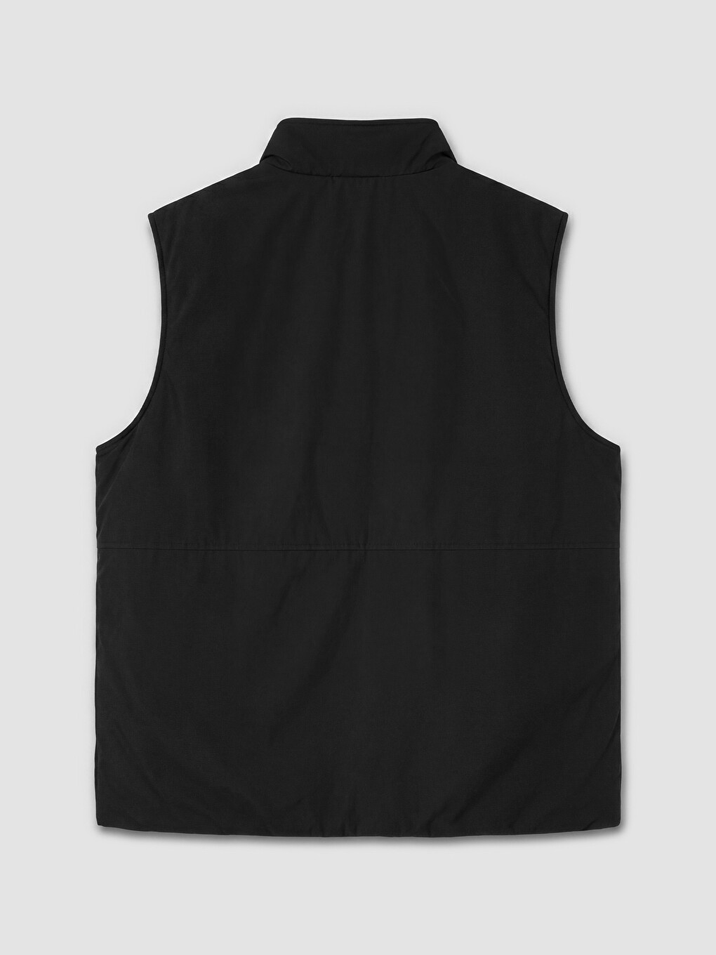 Siyah Regular Fit Dik Yaka Erkek Yelek-4